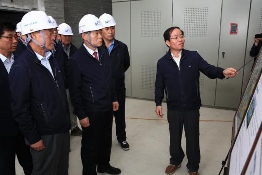 이상무 사장, 임진강 수계 수리시설 점검