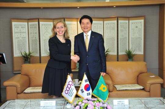 국제협동조합연맹 회장, 농협중앙회 방문