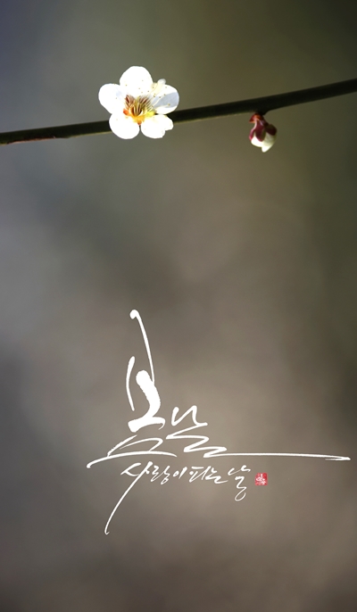 [박민용의 캘리산책] 봄날