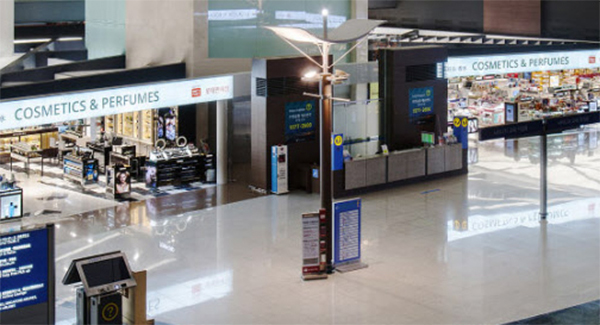 롯데면세점, 인천공항 1터미널 부분철수