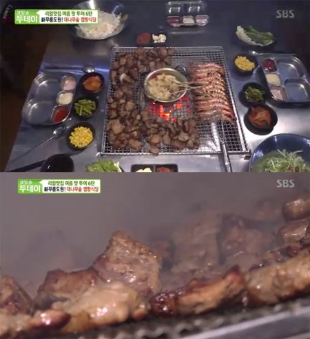 생방송 투데이서 소개된 대나무 캠핑식당 양산 빡돈…바베큐 먹고 물놀이도 즐기세요