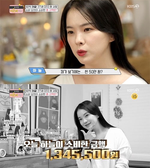 슬기로운 어른이 생활 하늘, 하루 50만원 쓰지 않나요? 두 배는 더 썼다… 뷰티 크리에이터의 하루