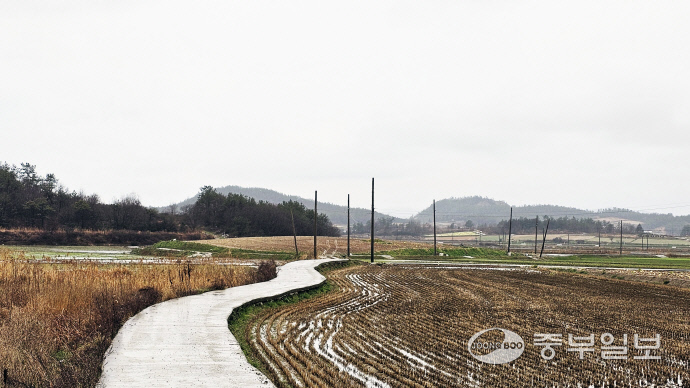 [김기자의 로드트레킹-서해랑길④] 순탄한 길 끝 가파른 오르막… 빗속에서 걸은 서해랑 4코스