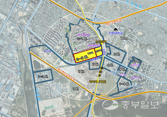 용현·학익 2-2블록 도시개발사업, 17년 만에 실시계획 인가