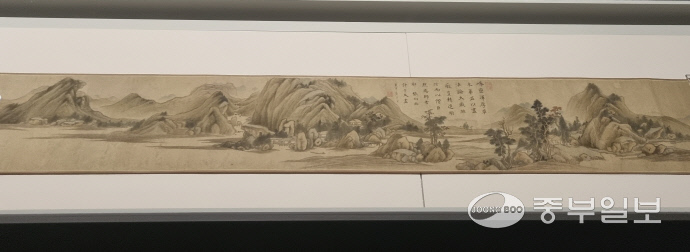 경기도박물관, 명대 서화 전시 명경단청明境丹靑:그림 같은 그림 개최