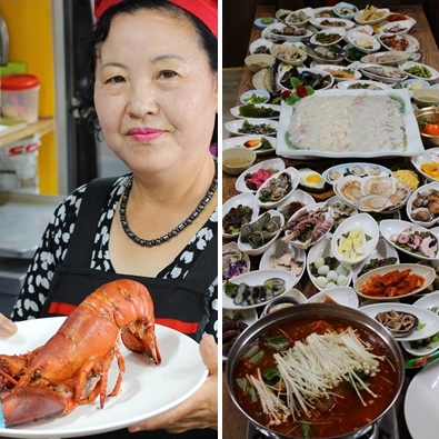 인천 연안부두 횟집 호남6호이모네 화제의 60첩수라상 선보여