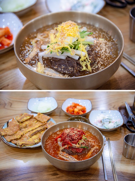 따뜻한 실내서 즐기는 작은 사치…순천 드라마세트장 맛집 진주황포냉면