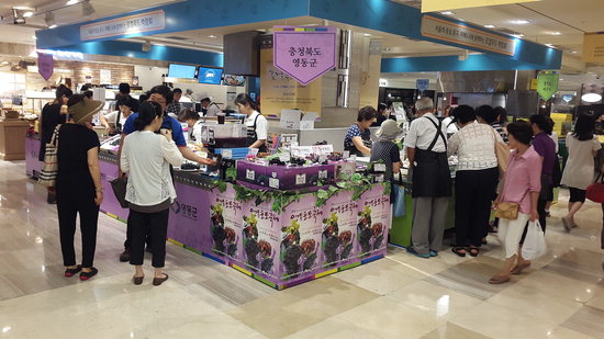 영동군 농특산물, 서울도시민 입맛 공략