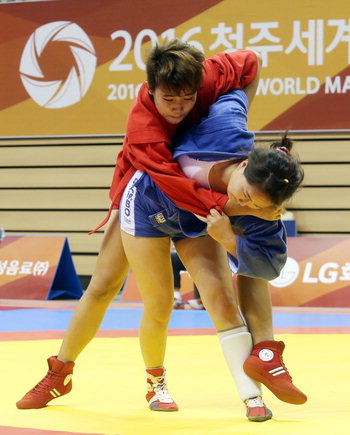 [2016청주세계무예마스터십-삼보] -60kg 몽고 돌골수겐 금메달