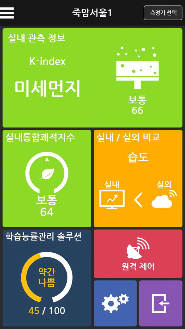 죽암(서울방향)휴게소 국민안전 미세먼지 관리 시스템 구축