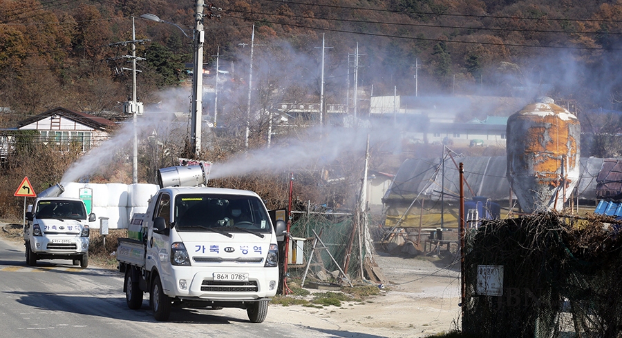 충북 축산시설 일제 소독 실시