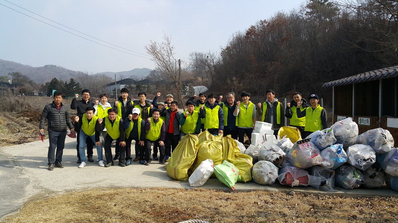 한양이엔지㈜, 음봉 동암1리 주민과 실개천 살리기 활동 전개
