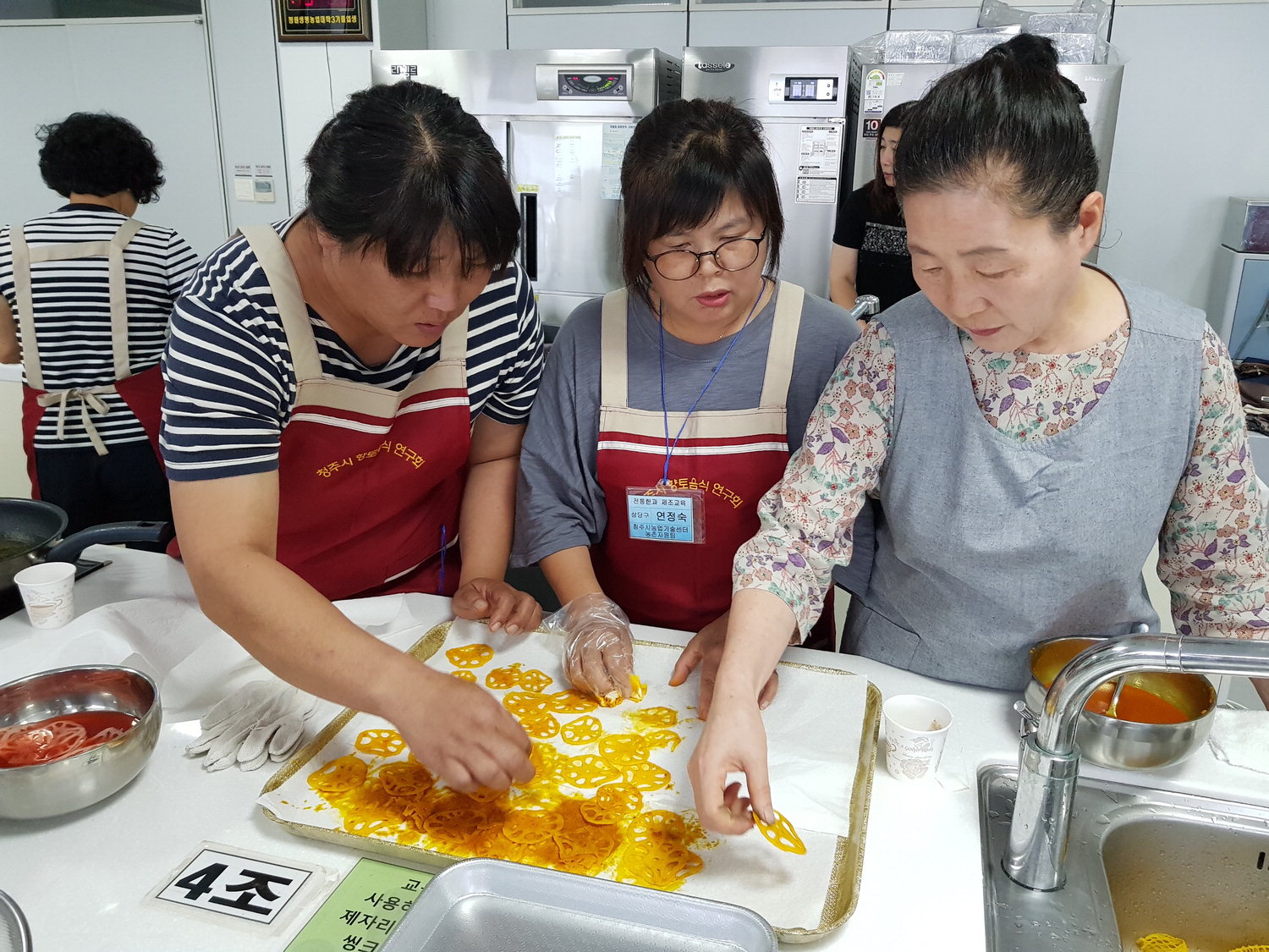 청주농기센터, 전통식문화 계승활동 전통한과 제조 과정 교육
