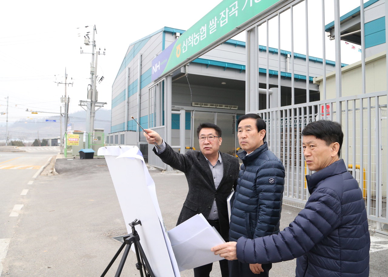 조길형 충주시장, 동충주역 신설 노선 현장 답사