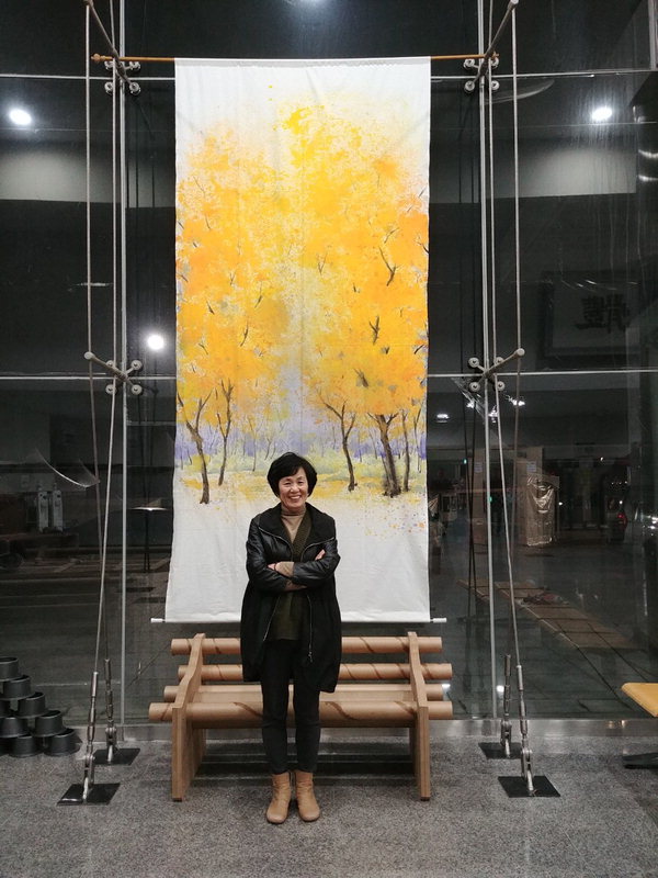 꽃을 그리는 작가 장명남씨