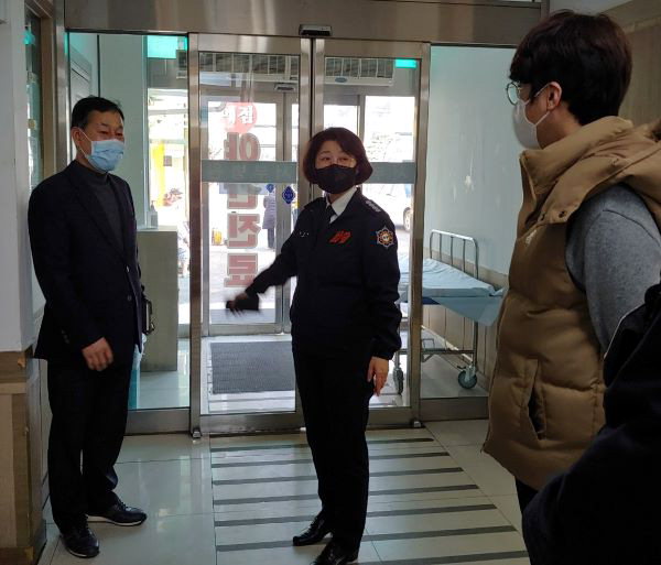 괴산소방서, 괴산서부병원 화재예방 현장지도