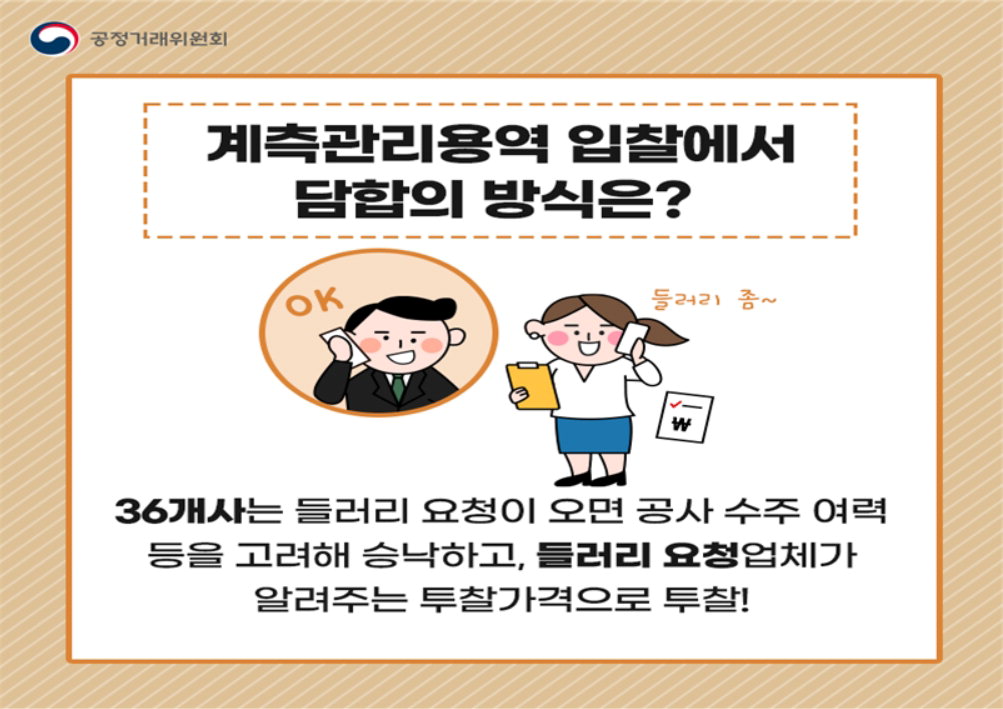 공정위, 10년간 광범위하게 이뤄진 계측관리용역 입찰담합 적발