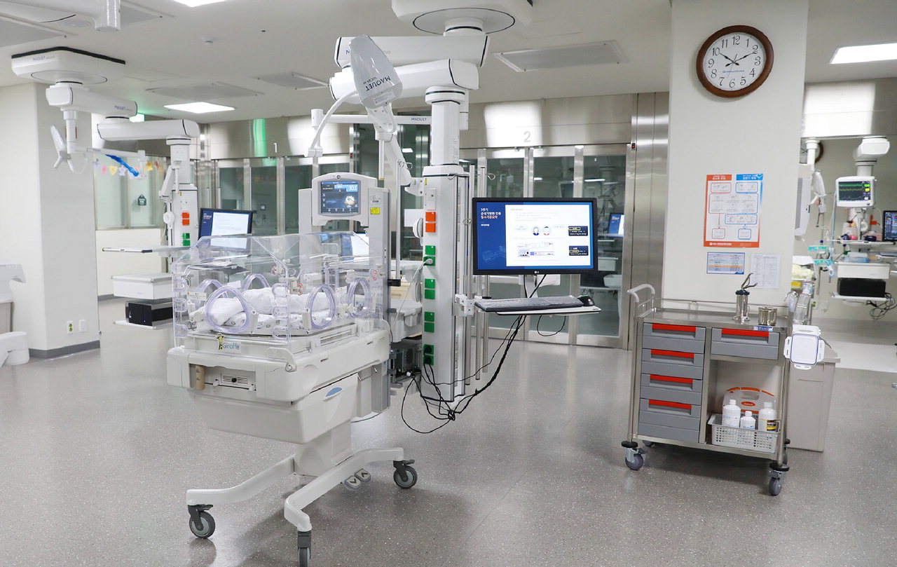 세종충남대학교병원 신생아중환자실 진료 환경 최고 수준