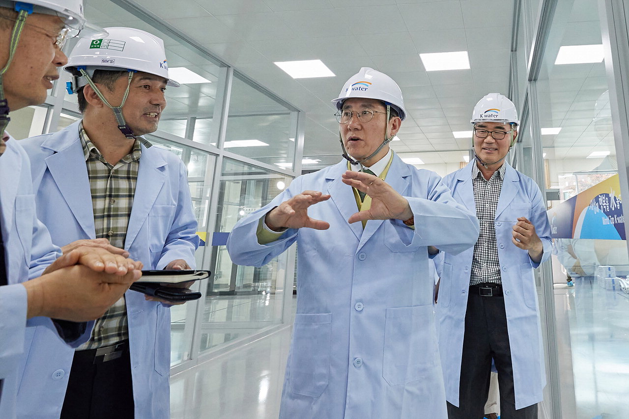 아산시 한국수자원공사 천안권지사 방문…용수 확보 공동전략 모색