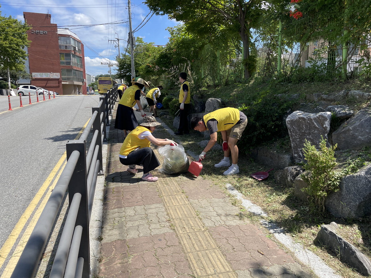 천안신당고등학교,청렴실천 환경정화 봉사활동실시