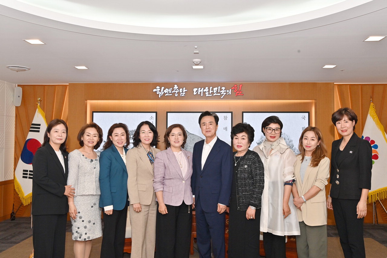 여성경제인협회 충남지회, 김태흠 지사와 여성기업 지원 확대 논의
