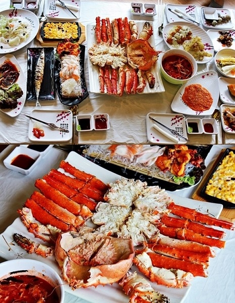 산지에서직송한최고급대게·킹크랩제공, 인천부평맛집‘주문진대게회타운’