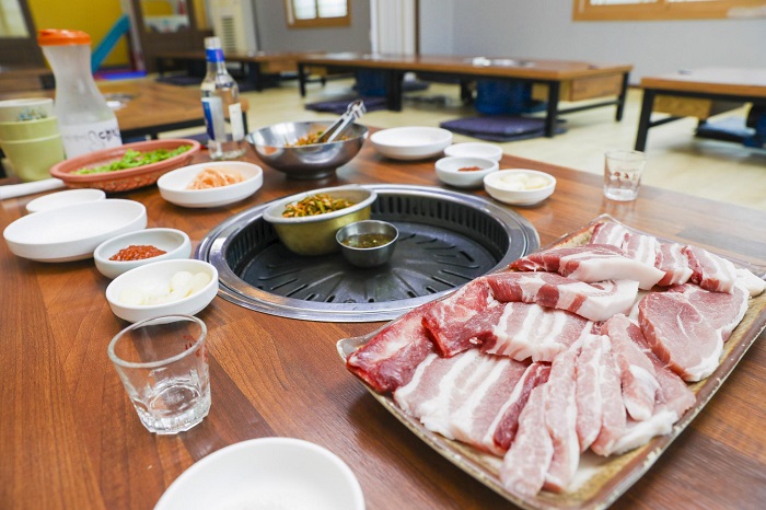 제주도 최초 드라이에이징 중문흑돼지 맛집 서귀포고깃집 오르막가든