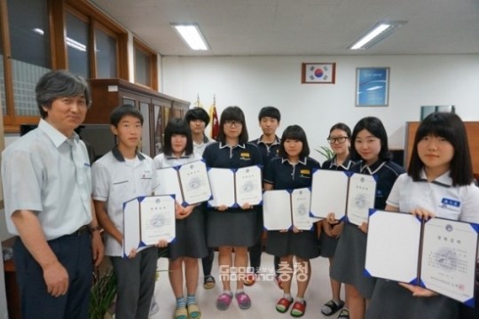 송촌고, 나눔 행사 수익금 친구 장학금으로