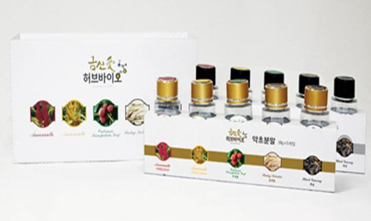 황산화 기능 50% 확대 금산약초 오색 발효분말 개발