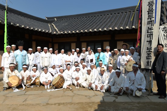충남 아산시 향토문화유산 송악 풍물 두레 논매기보존회 공연