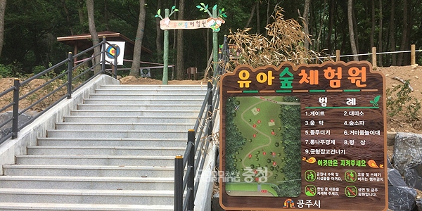 공주시 산림휴양마을 유아숲체험원 개장