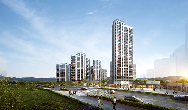 모아 아파트 투시도