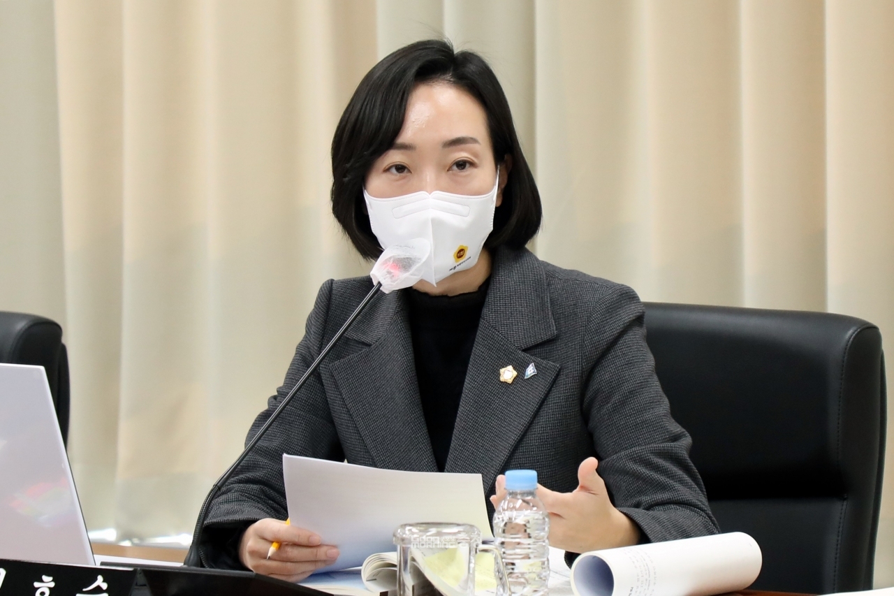 김효숙 세종시의원 세종교육청 답례품, 지역 쌀 활용하자