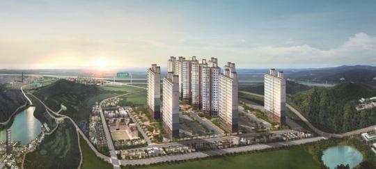 경주 아파트 조감도