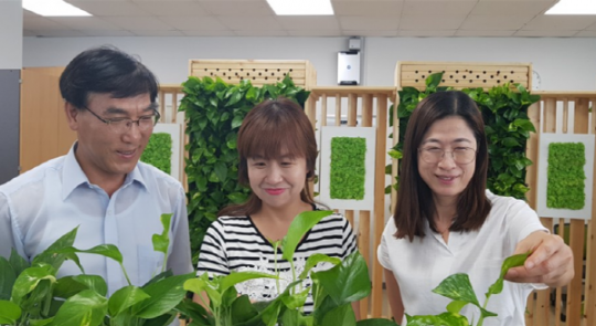 인천상수도사업본부, 국립원예특작과학원과 협업 그린힐링오피스 조성