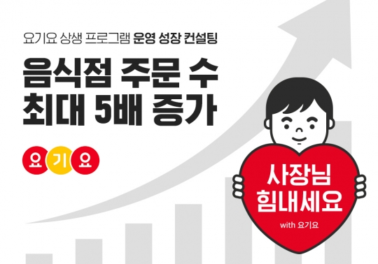 요기요, 식당 운영 성장 컨설팅 지원으로 평균 주문수 5배↑