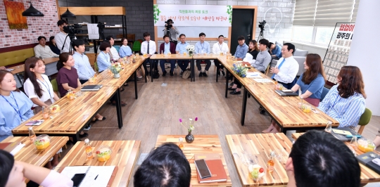 광주 이용섭 시장, ‘희망토크’로 직원들과 소통과 교감 나눠