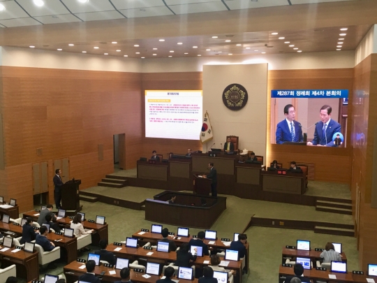 박원순 시장 강동 자원순환센터 공사 발주방식 바꿔 추진하겠다··· 종암로에 BRT 설치