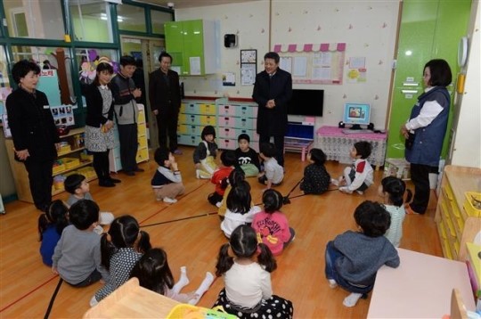 박노욱 봉화군수, 어린이집 방문 부모가 믿을수 있는 보육환경 조성할것