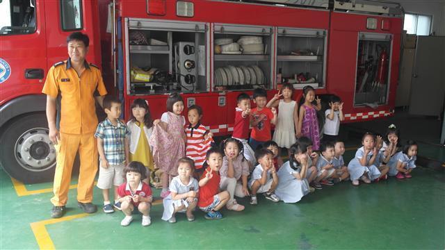 경산소방서 중앙119안전센터 어린이 교육