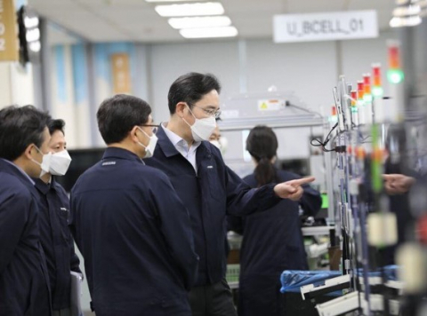 이재용 삼성 부회장 구미2사업장 방문, 직원 격려