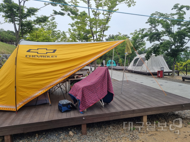 캠핑 시즌 맞아 대구 도심 속 캠핑장 예약 전쟁