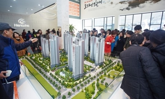 한화건설 창원 가음 꿈에그린 주말동안 구름 인파