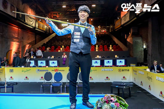 [베겔 당구 WC] 김행직, 21점차 대 역전극…3번째 월드컵 우승