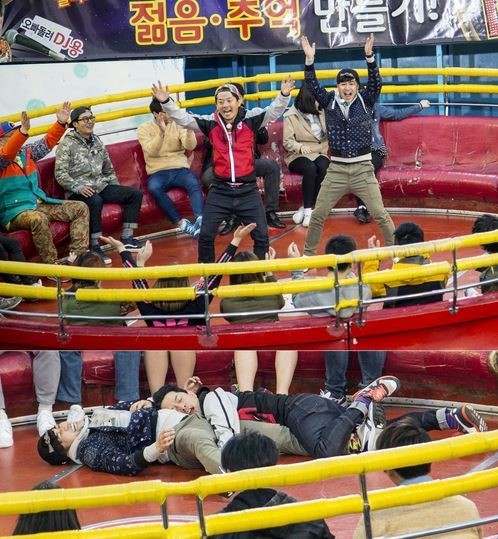 1박 2일 김준호-김종민, 디스코 팡팡 도전? 완벽합체
