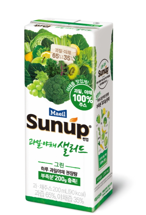 매일유업, 썬업 과일야채샐러드 그린 출시