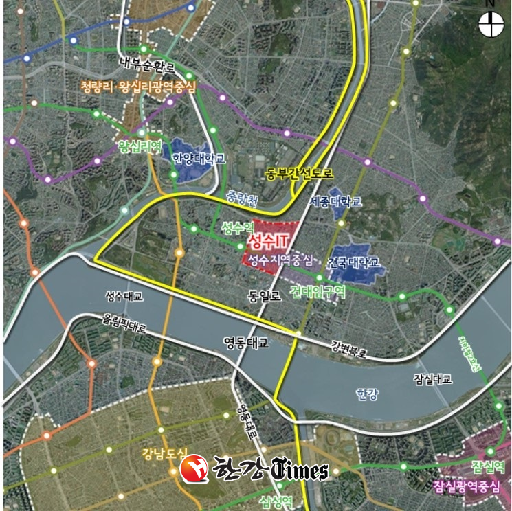 성동구 성수동, 용적률ㆍ높이 규제 완화... 지구단위 계획 통과