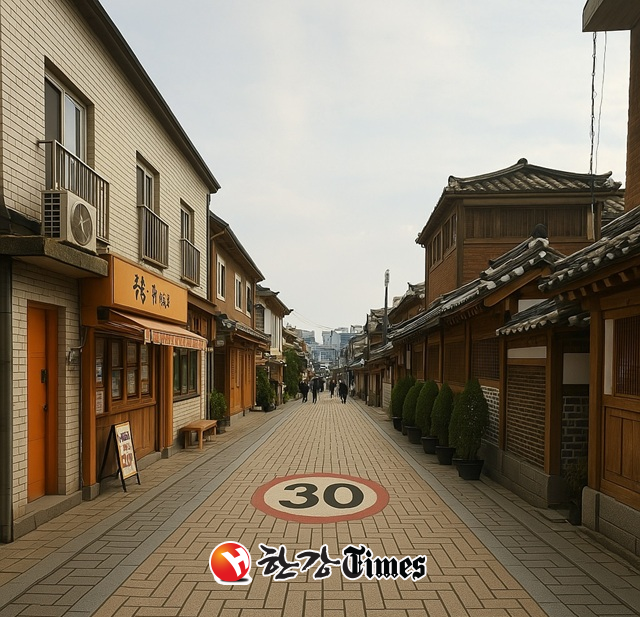 종로구, 계동길 보행환경 개선... 전통미 디자인 적용