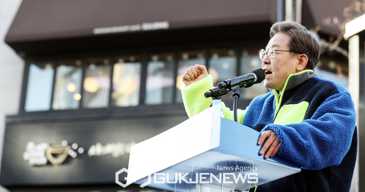 '기회가 보장되는 나라, 청년을 위해 이재명'