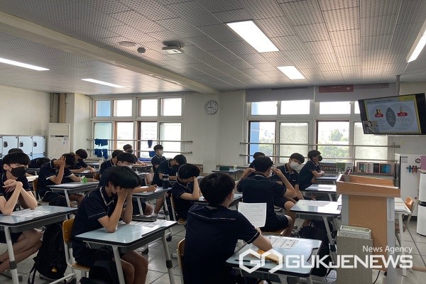 청주 율량중학교, 청소년 도박 예방 교육 실시